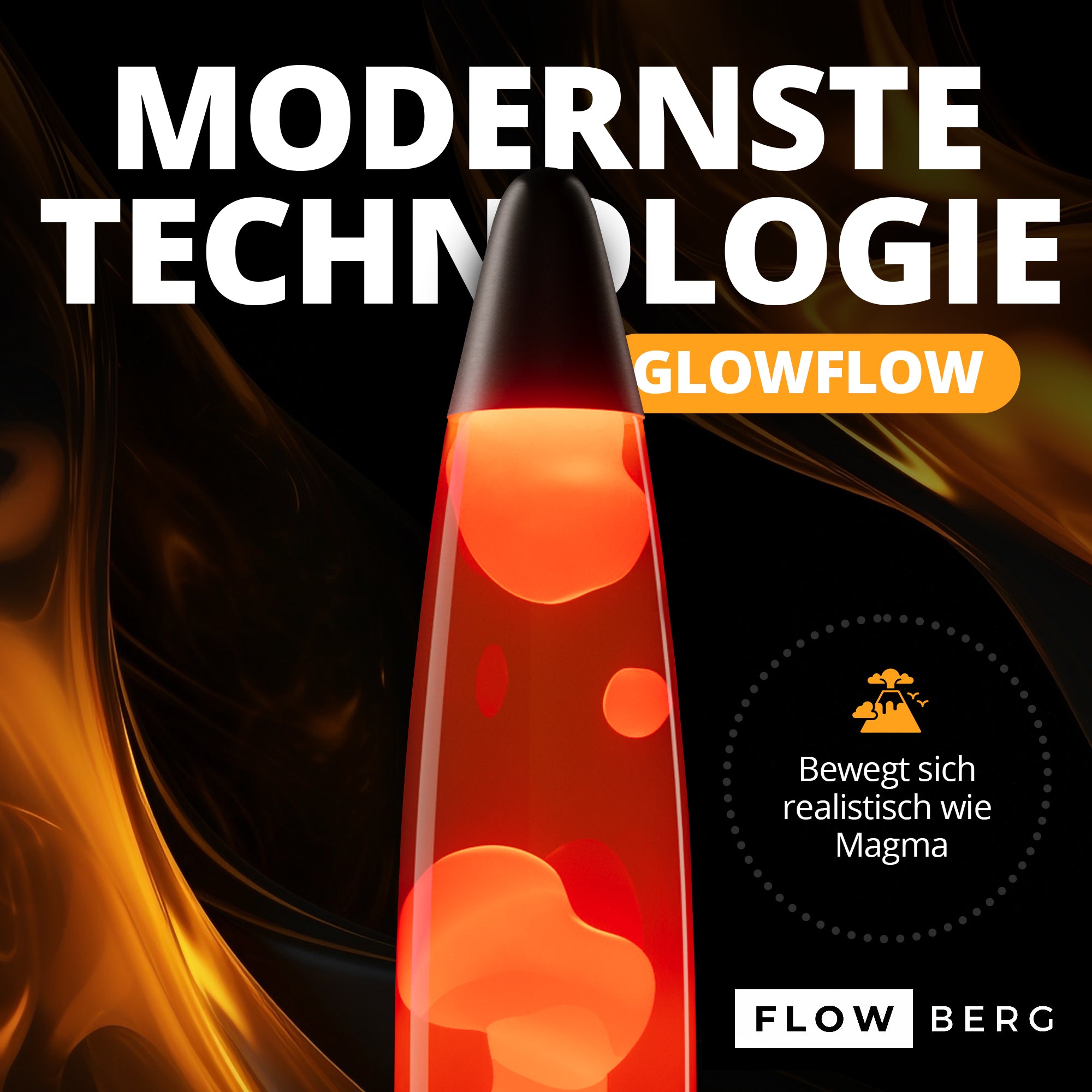 Lavalampe (Entspannende Wachslampe)