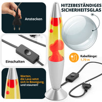 Lavalampe (Entspannende Wachslampe)